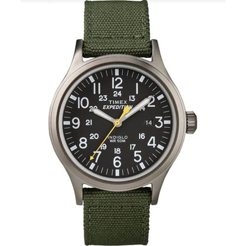 Timex Expedition Scout 40mm Nylon Strap Watch (Grey Face), Color: Grey