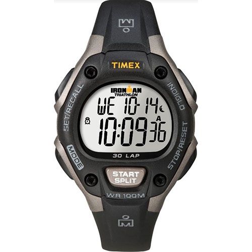 Timex Ironman Classic 30 Mid-Size Resin Strap Watch, Color: Black