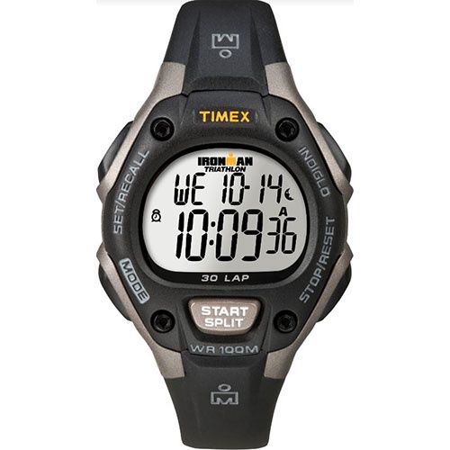 Timex Ironman Classic 30 Mid-Size Resin Strap Watch, Color: Black