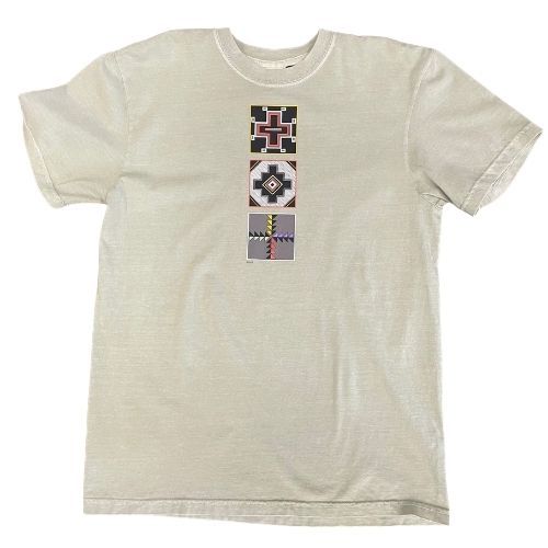 Sabaku Men's Short Sleeve T Shirt, Motif, Color: Sandstone, Size: Small