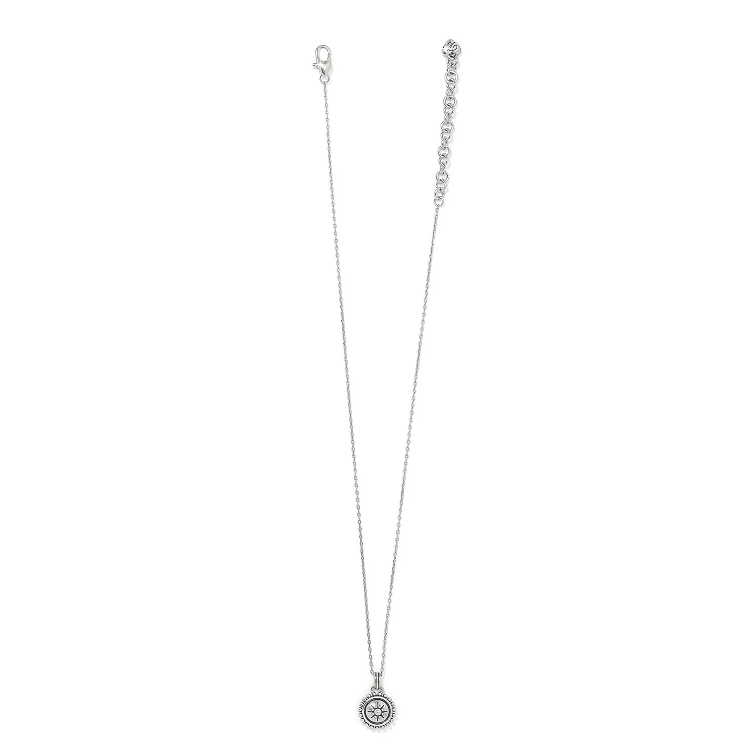 Brighton Mosaic Mojave Mini Pendant Necklace, Color: Silver
