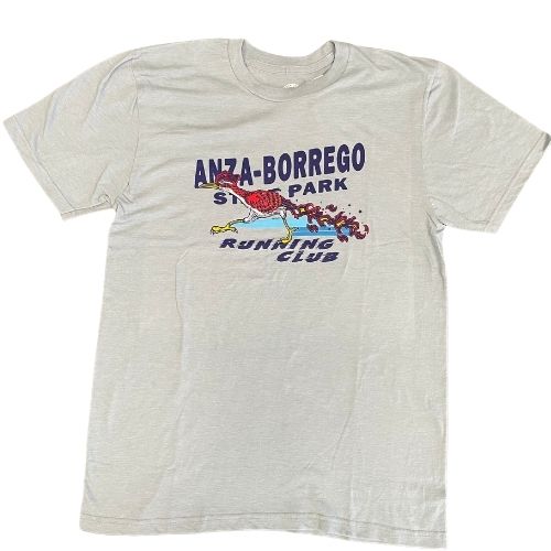 Death Valley Runner - Adult 50/50 Blend T-Shirt, Color: Heather Wash Denim, Size: Small