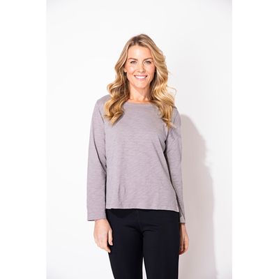Escape Cotton Slub Boxy Tee, Women's
