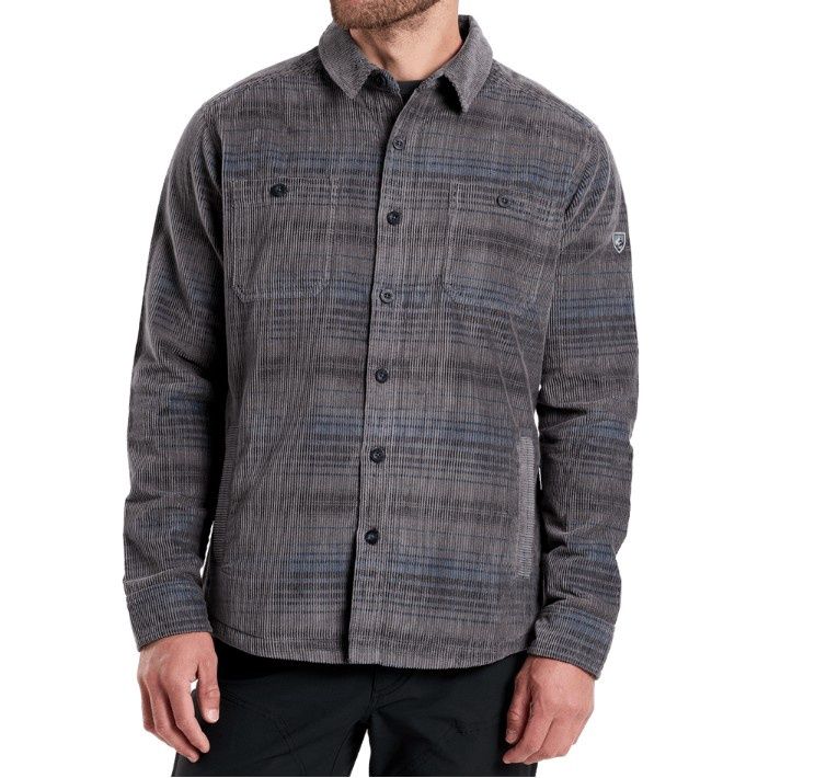 Kuhl Men's Diskord Shirt-Jac-D, Color: Iron Grey, Size: Small
