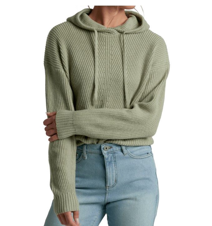 Kuhl Women's Fireside Sweater Hoody, Color: Sea Crest, Size: Small