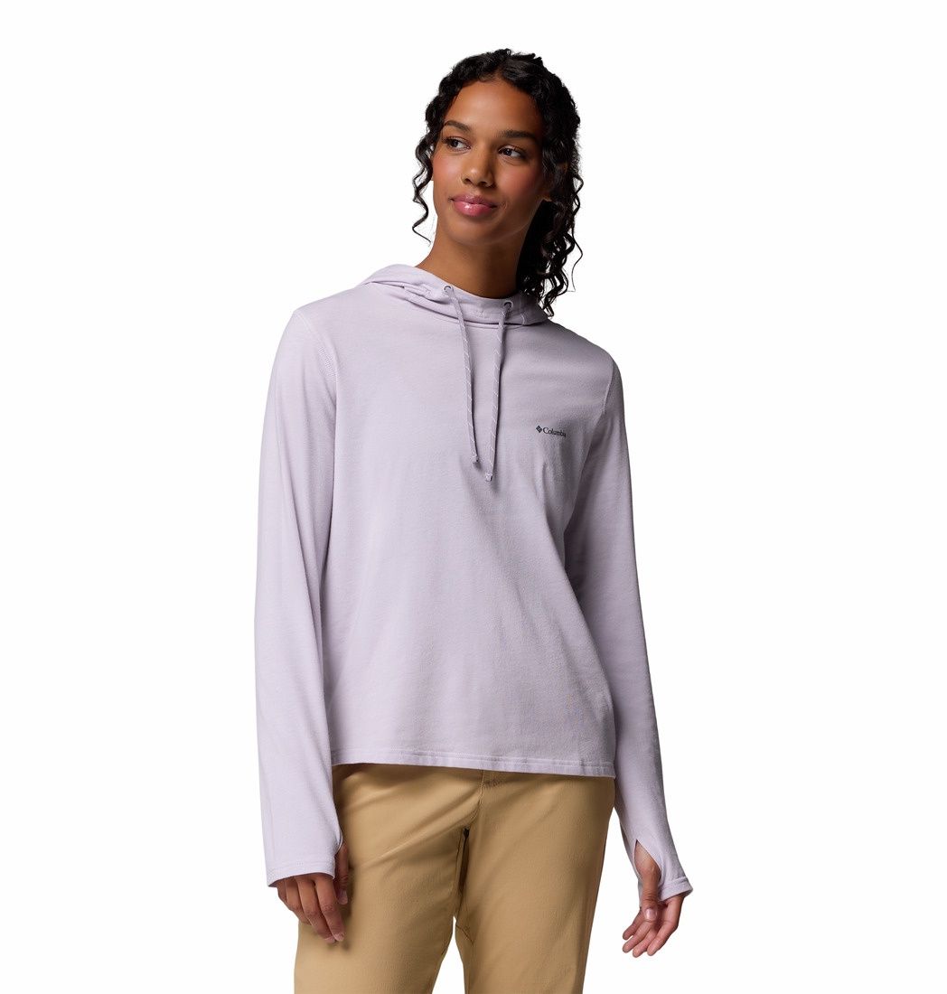Columbia Sun Trek Women's Hoodie II, Color: Lavender Pearl, Size: Small