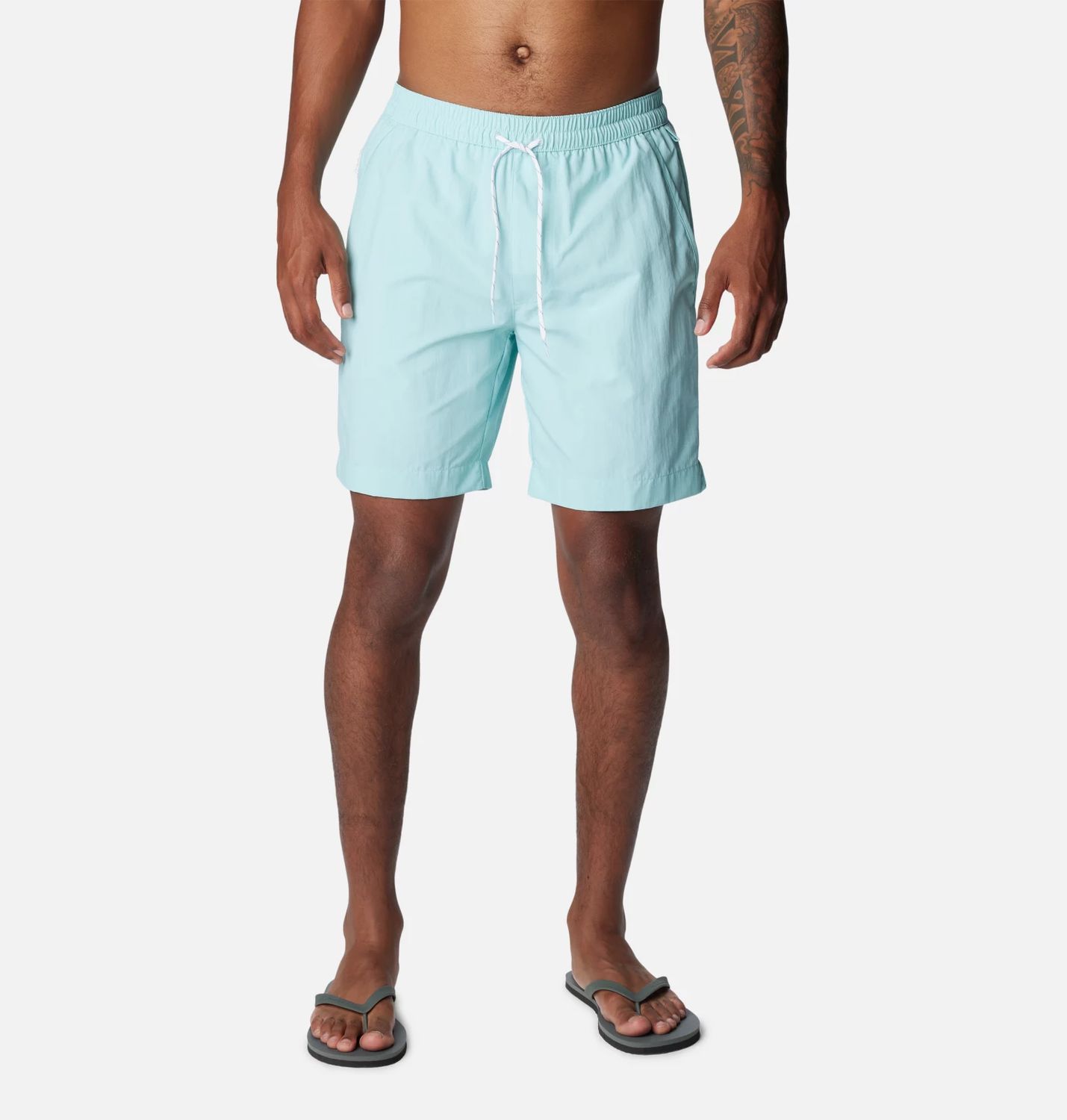 Columbia Summerdry Men's Water Short, 8 Inch Inseam, Color: Spray, Size: Small