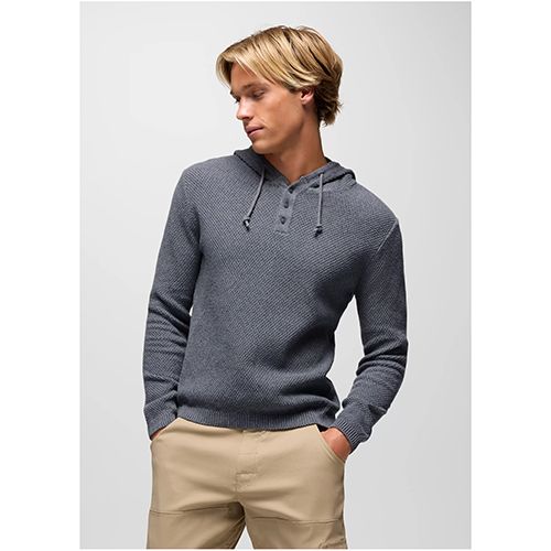 prAna Forest Hill Hoodie, Men's, Color: Thundercloud Heather, Size: Small