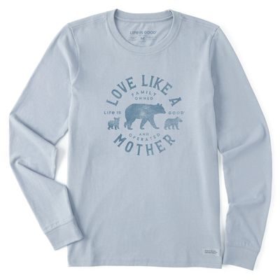 Life is Good Women's Love Like A Mother Bears Long Sleeve Tee Shirt