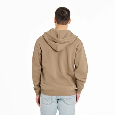 Life is Good Men's Crafty Lig Stacked Good Vibes Fleece Zip Hoodie