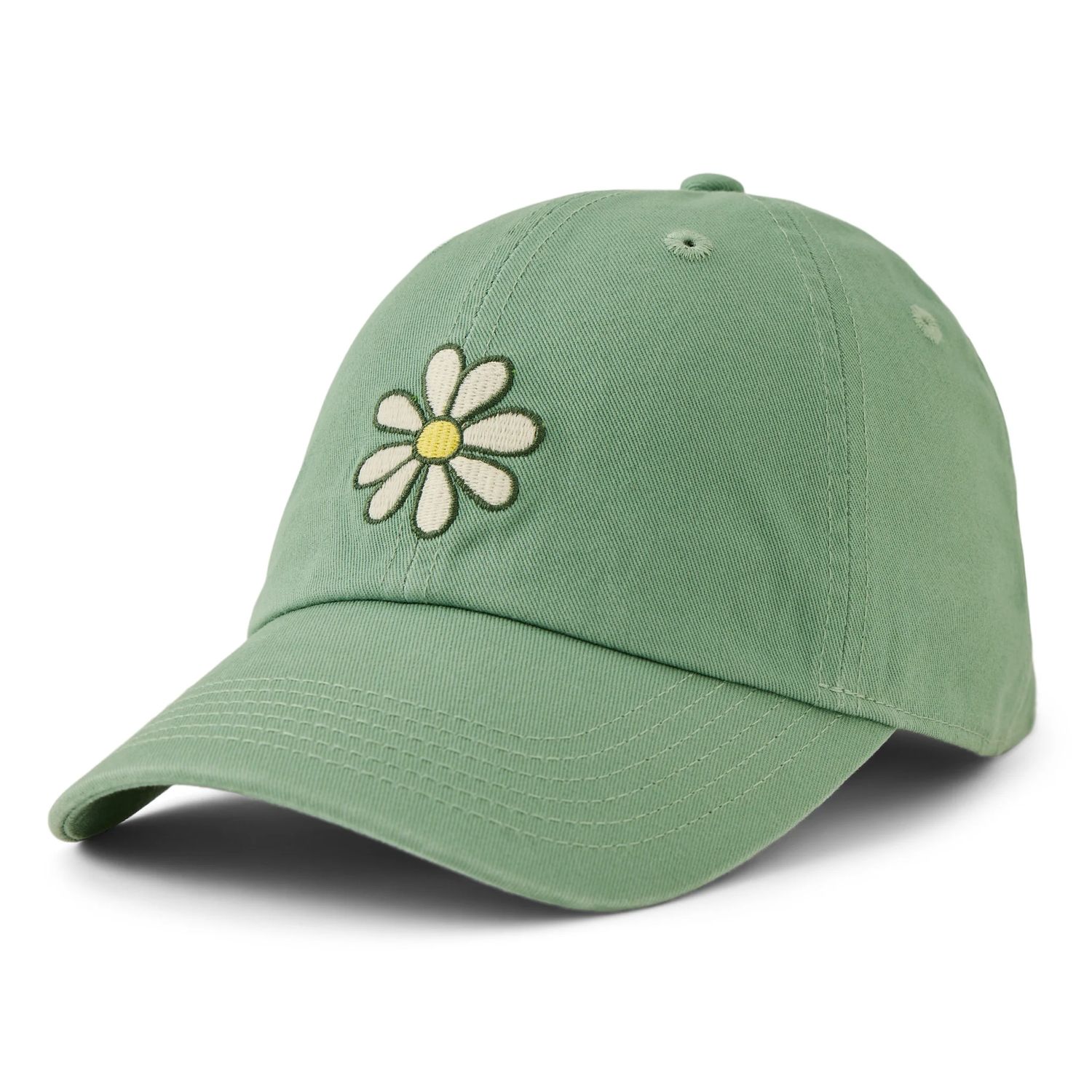 Life is Good Adult Unisex LIG Daisy Chill Cap, Color: Granite Green, Size: OS