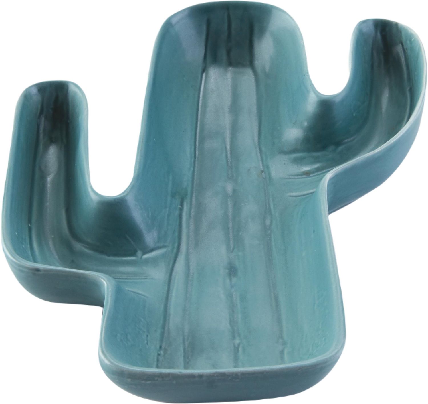 Tableau Cactus-Shaped Ceramic Dish