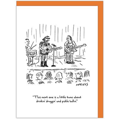 Card, NLCC083-Drinkin', Druggin' and Pickle Ballin'