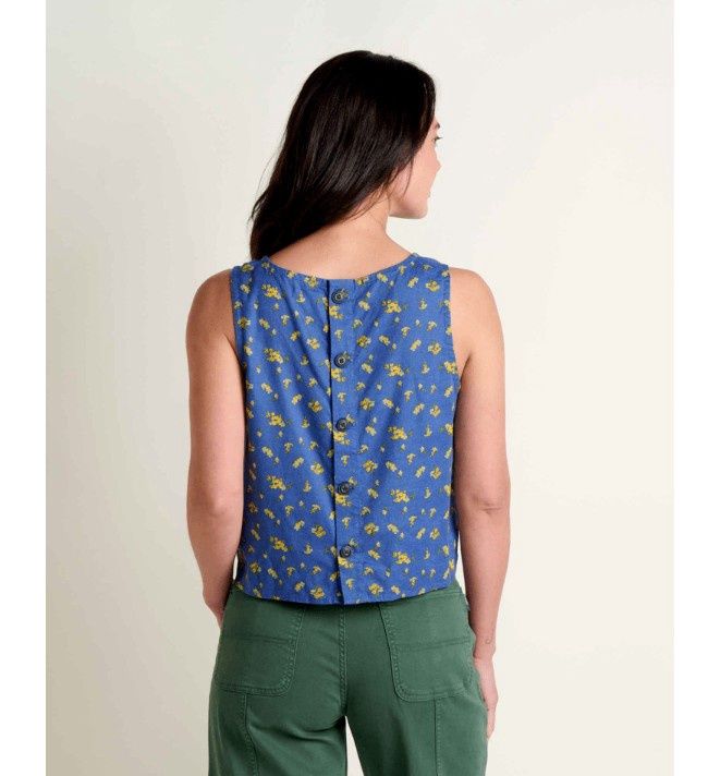 Toad&amp;Co Taj Hemp Women's Button Back Tank