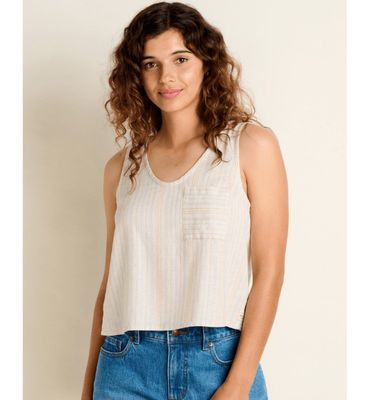 Toad&amp;Co Taj Hemp Button Back Women's Tank