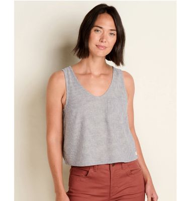 Toad&amp;Co Taj Hemp Button Back Women's Tank