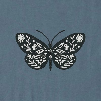 Life is Good Women's Butterfly Floral Mini Tank Top