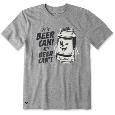 Men's Beer Can Short Sleeve Tee Shirt