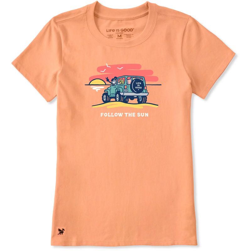 Women's Follow The Sun Jackie Short Sleeve Tee Shirt