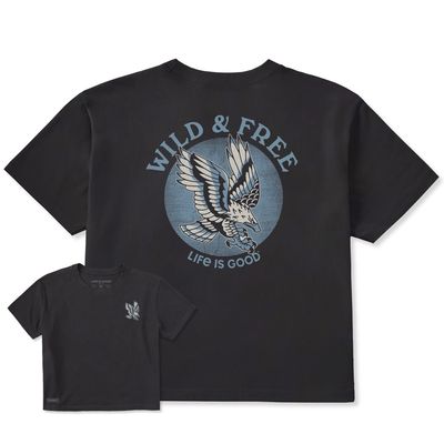 Women's Wild &amp; Free Eagle Short Sleeve Tee Shirt