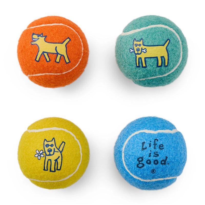 Rocket Squeaker Tennis Ball Set