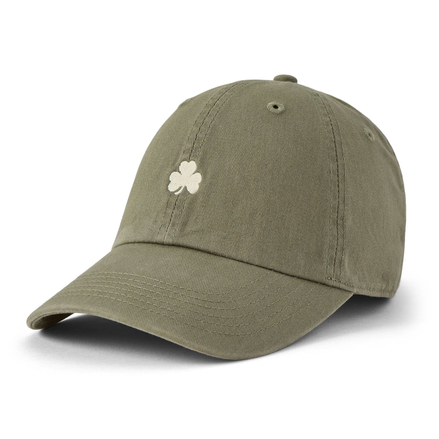 Life is Good Adult Unisex Bert's Shamrock Chill Cap, Color: Moss Green, Size: OS