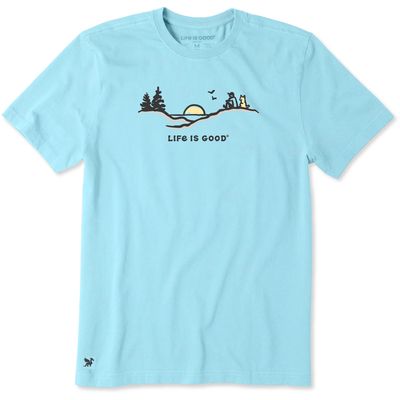 Men's Pine Sunset Vista Short Sleeve Tee Shirt