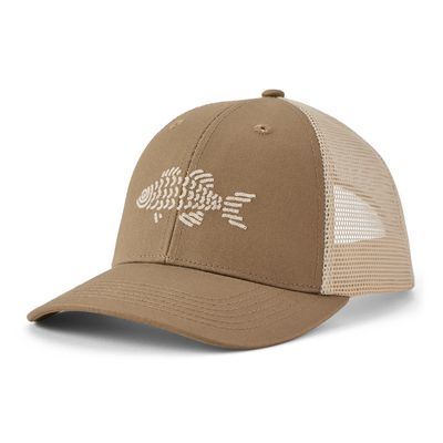 Adult Unisex Tribal Scale Fish Trucker Cap