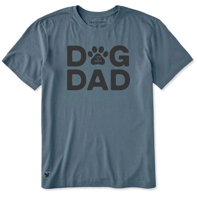 Men's Paw Dog Dad Short Sleeve Tee Shirt