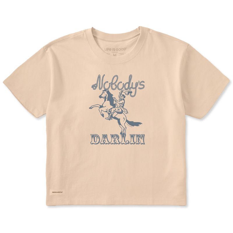 Women's Nobody's Darlin Cowgirl Short Sleeve Tee Shirt