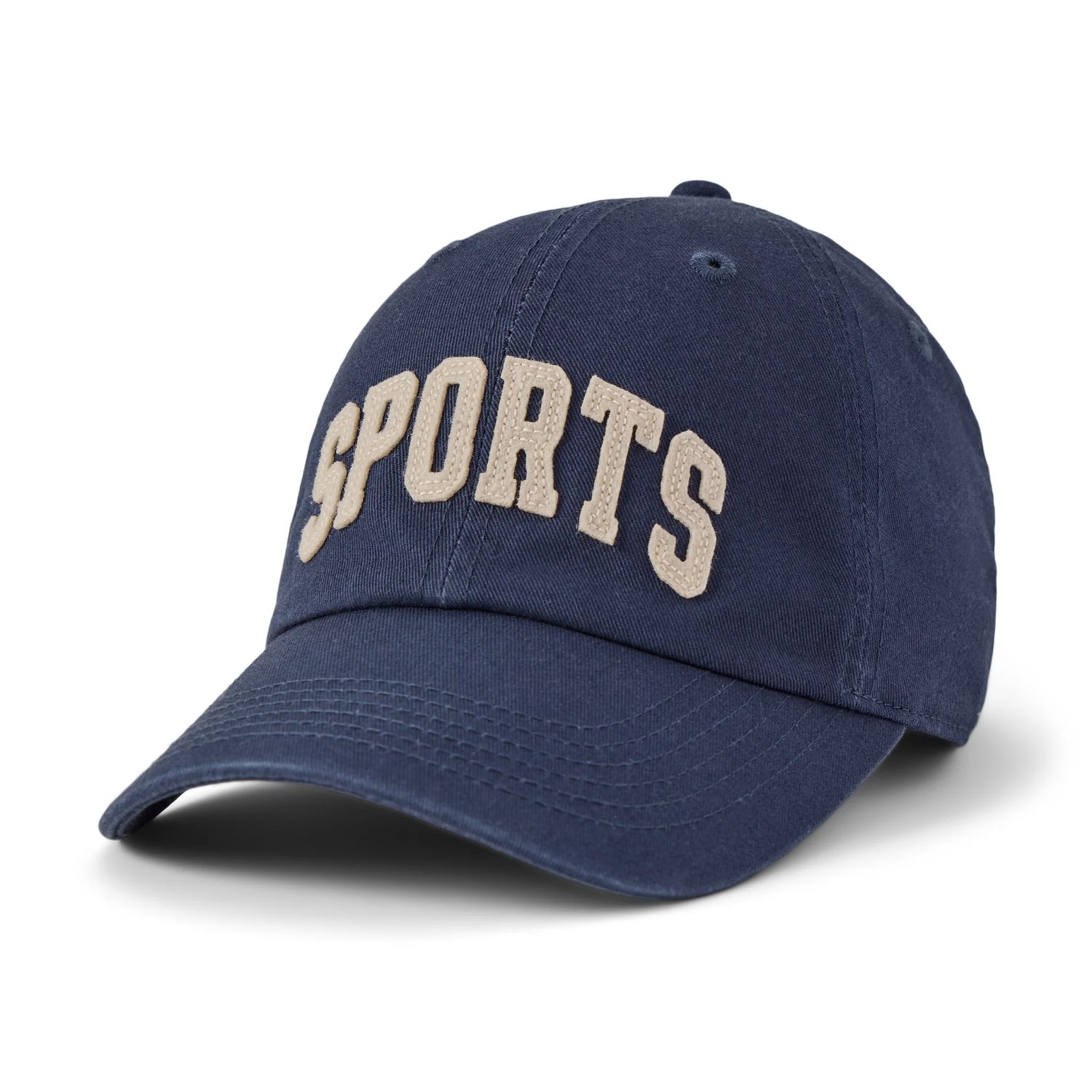 Life is Good Adult Unisex Arched Sports Chill Cap, Color: Darkest Blue, Size: OS
