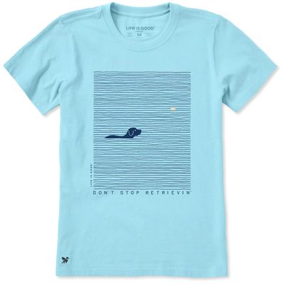 Women's Don't Stop Retrievin' Tennis Balls Short Sleeve Tee Shirt