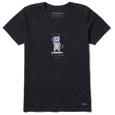 Women's It's Me The Problem Cat Short Sleeve Tee Shirt