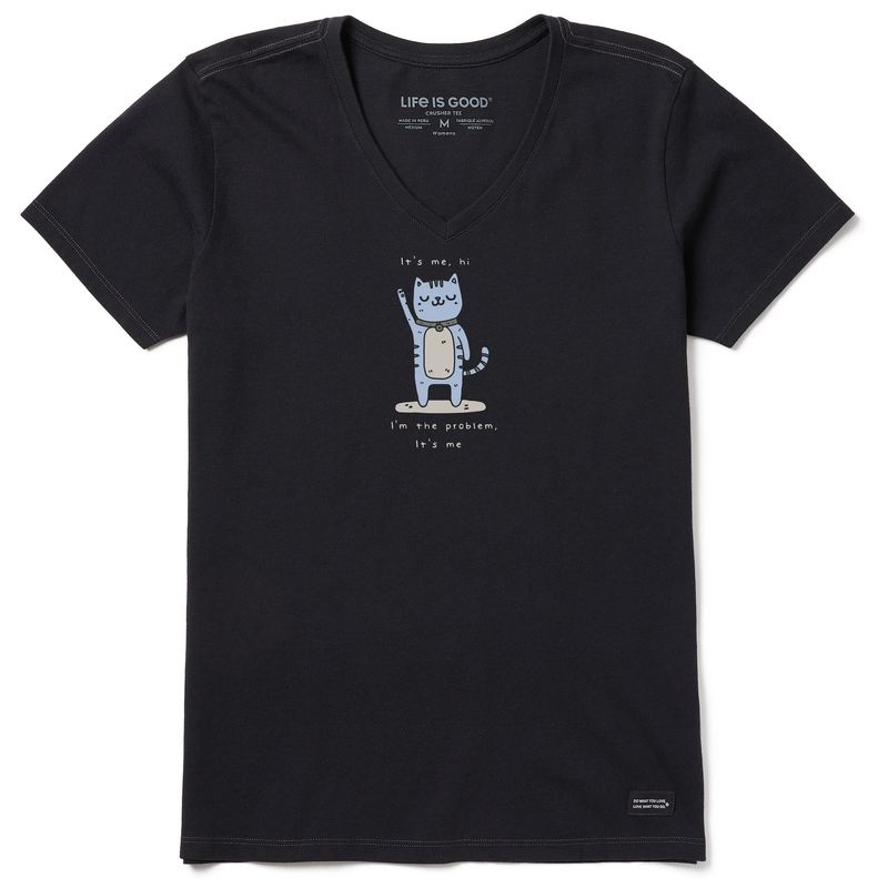Women's It's Me The Problem Cat Short Sleeve Tee Shirt