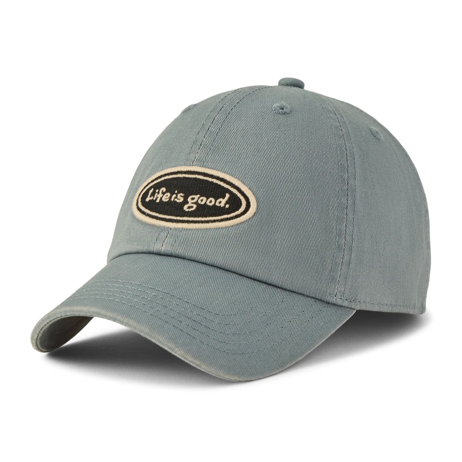 Life is Good Kids LIG Vintage Oval Kids Chill Cap, Color: Slate Blue, Size: Small/Medium