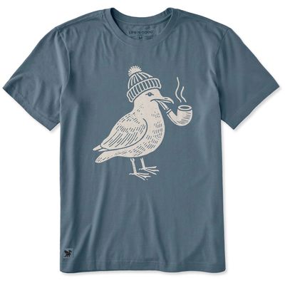 Men's Seagull Pipe Short Sleeve Tee Shirt