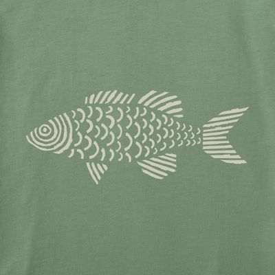 Life is Good Men's Tribal Scale Fish Tank Top