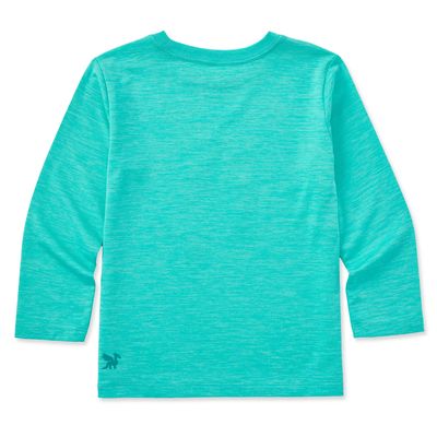Life is Good Swim Team Mermaid And Dolphin Long Sleeve Toddler Tee Shirt