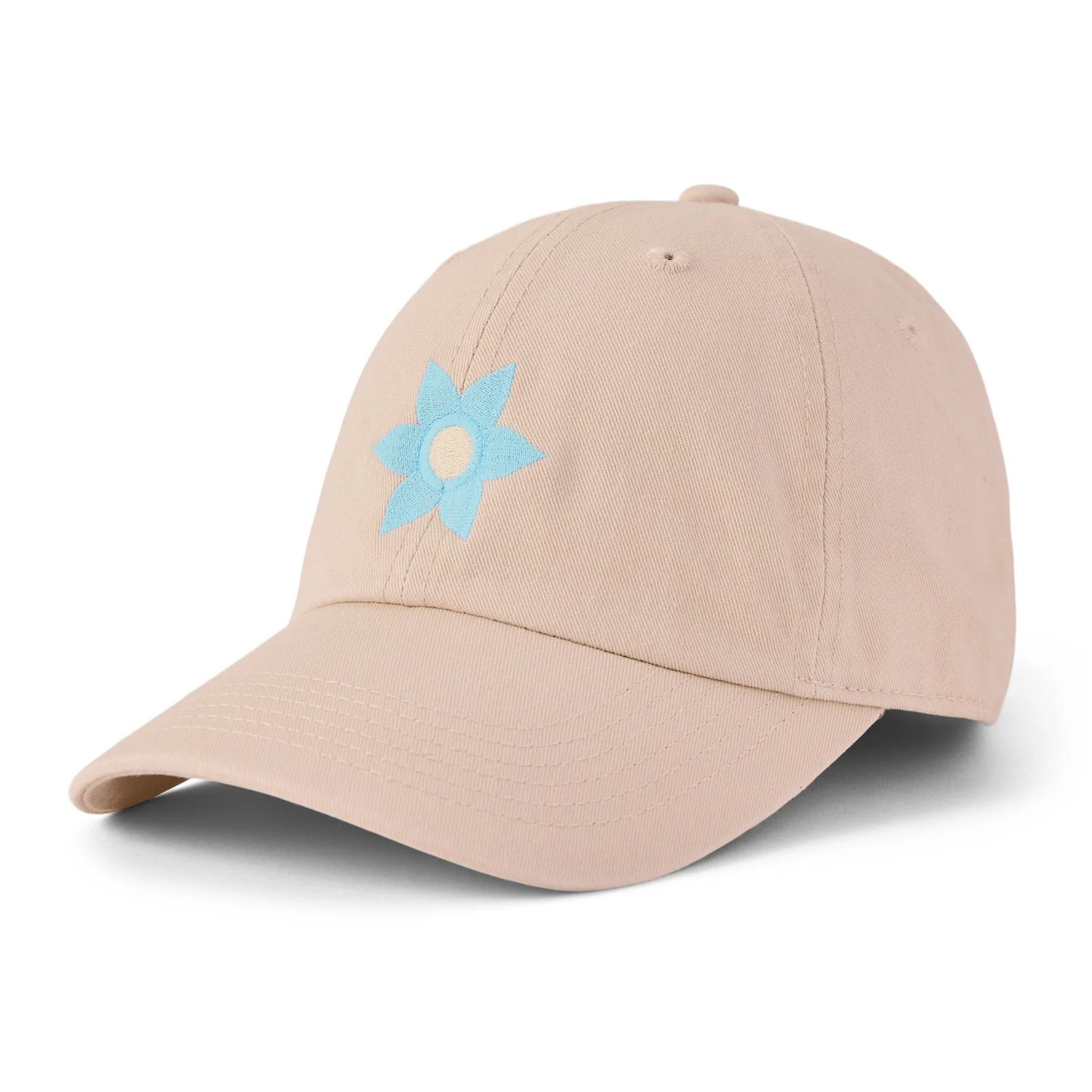 Life is Good Adult Unisex Snowflake Petals Chill Cap, Color: Birch White, Size: OS