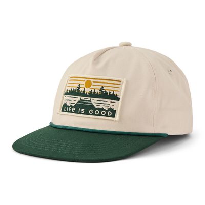 Adult Unisex Scenic Dock Twill Rope Hat