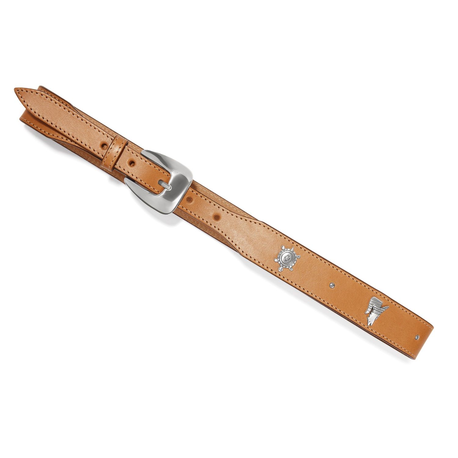 Brighton Desert Friends Belt, Color: Light Brown, Size: Small