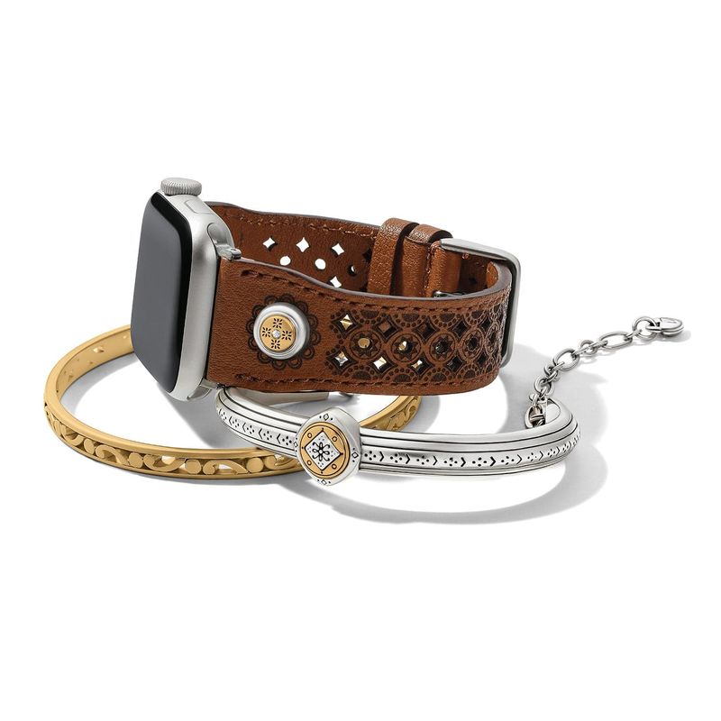 Brighton Mosaic Leather Watch Band