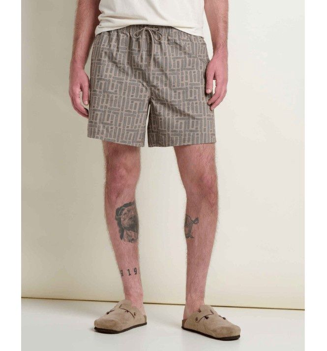 Toad&amp;Co Boundless Men's Pull-On Short, new, Color: Twine Print, Size: Small
