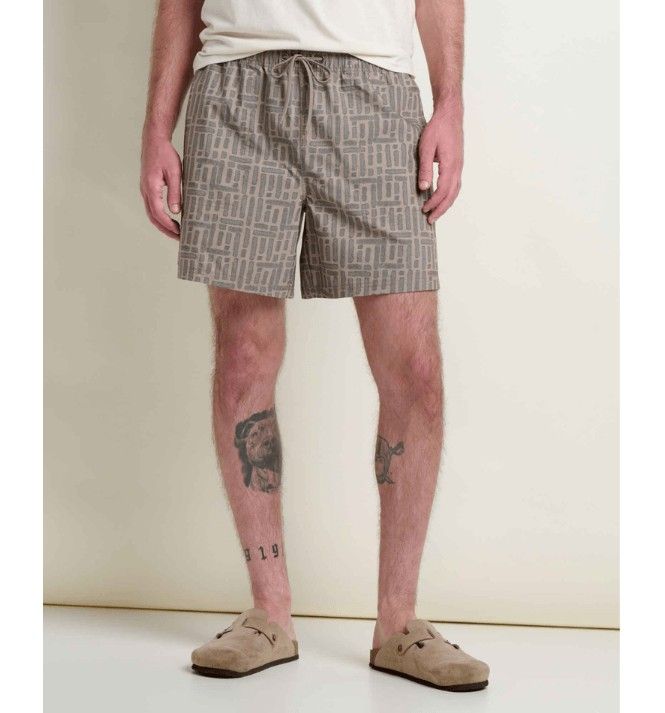 Toad&amp;Co Boundless Men's Pull-On Short, new, Color: Twine Print, Size: Medium