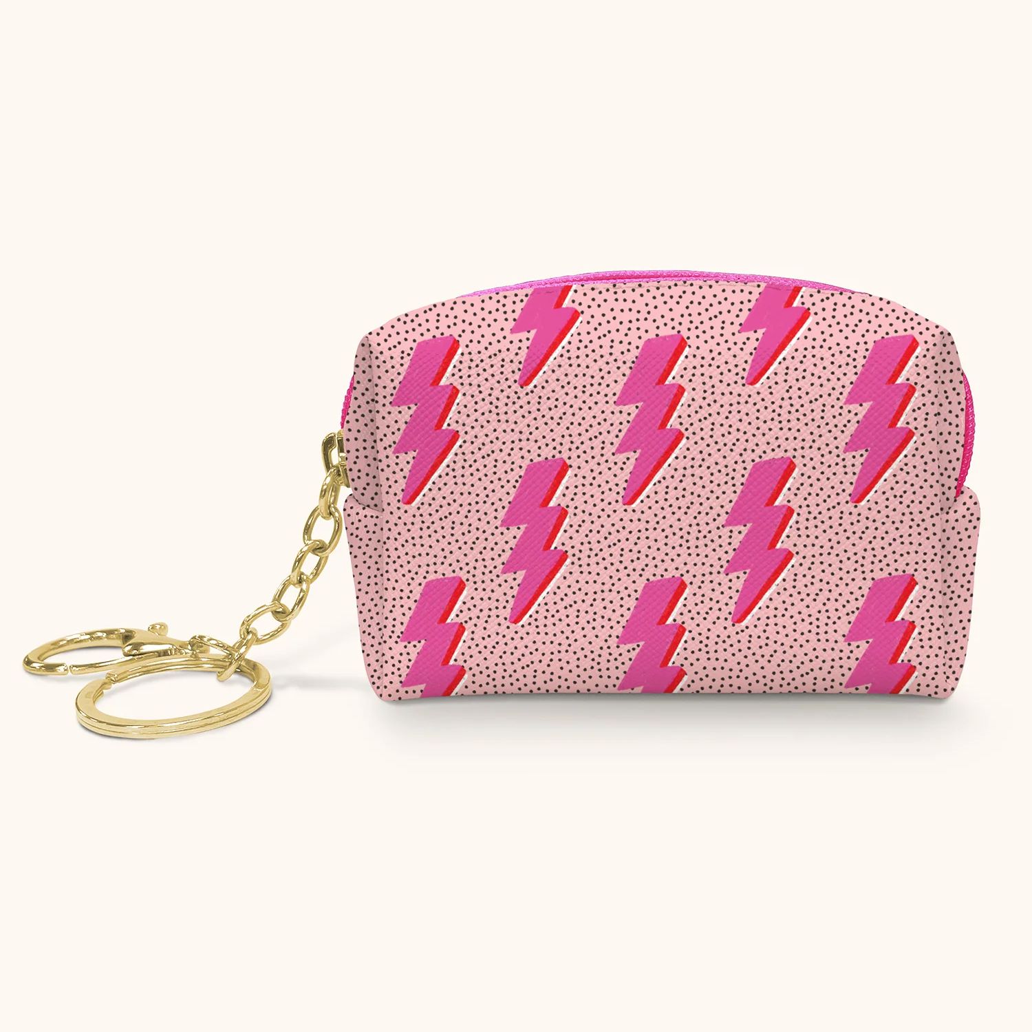 Studio Oh! Key Chain Pouch, Pattern: Charged Up