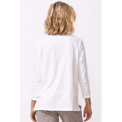 Escape Destination Easy V Tee - Impressionist Sunflower, Women's