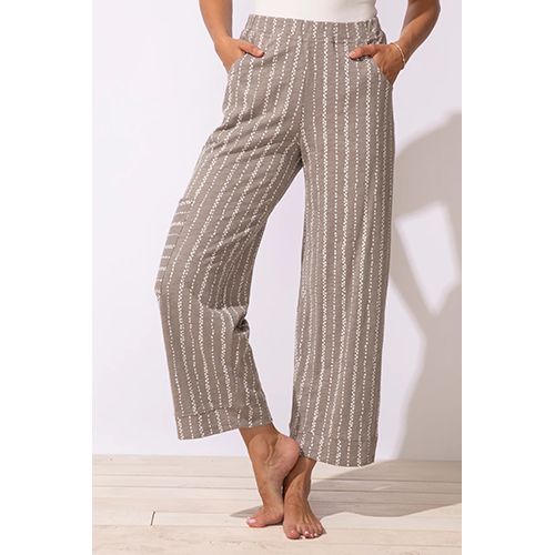 Escape Driftwood Stripe J Pocket Flood, Women's, Color: Fog, Size: XS