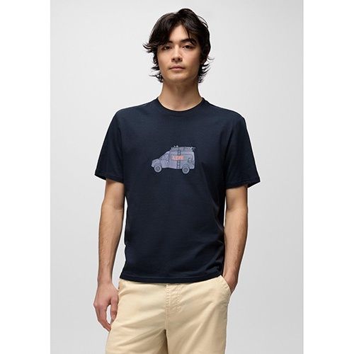 prAna Van Life Journeyman SS Tee, Men's, Color: Nautical, Size: Med