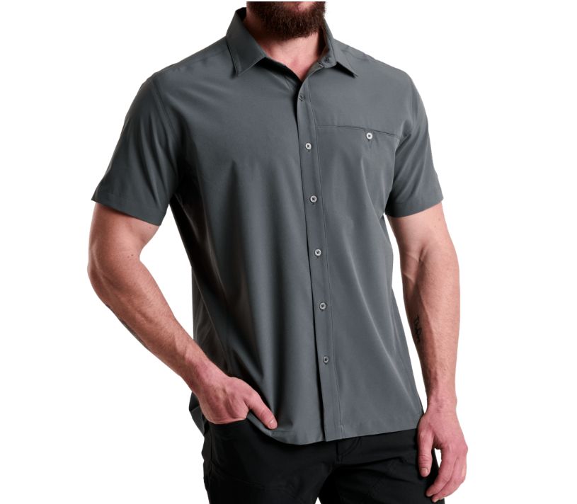 Kuhl Men's Renegade Shirt, Color: Hurricane Grey, Size: XXL