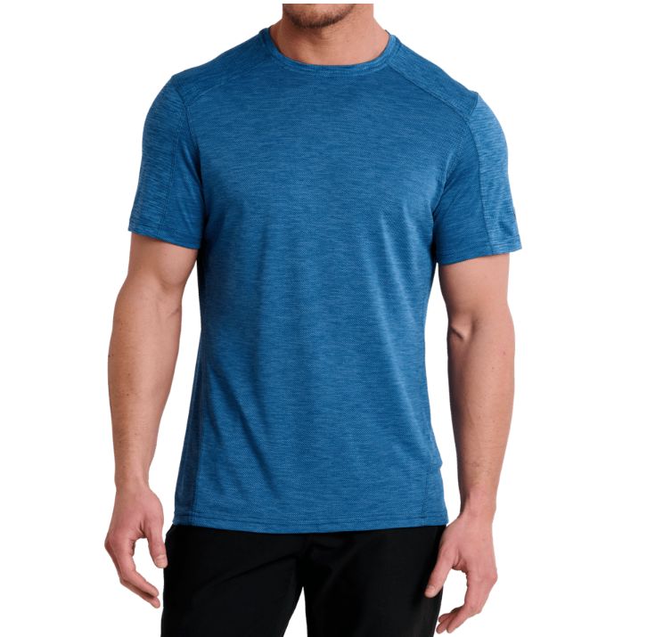 Kuhl Men's Engineered Short Sleeve Tee, Color: Midnight Tide, Size: Small